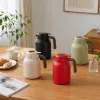 Available in multiple colors: black, beige, white and red thermos details Picture